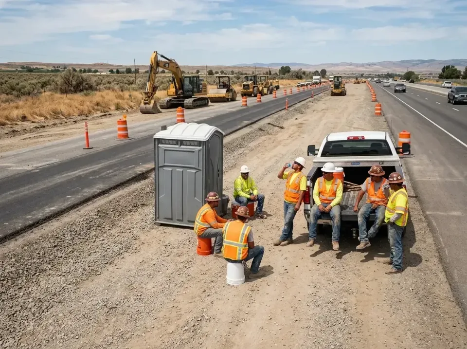 highway-road-construction-crew-007 — frequently asked questions, Porta Potty and Restroom Rentals in County Center, VA